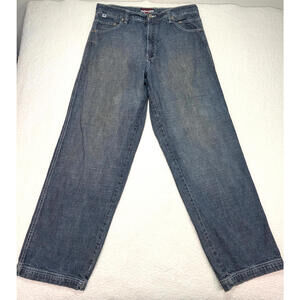 Evolution Nineteen Seventy Two Blue Denim Extra baggy Jeans Men 36x34 Y2K Skater